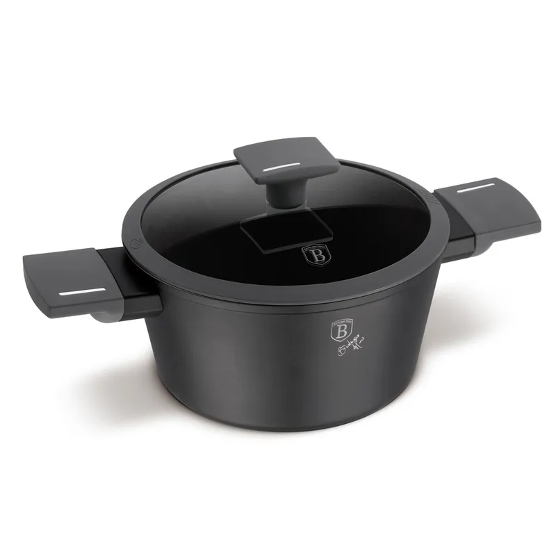 Garnek Z Pokrywką 20cm | BerlingerHaus BH-8130 Antracit
