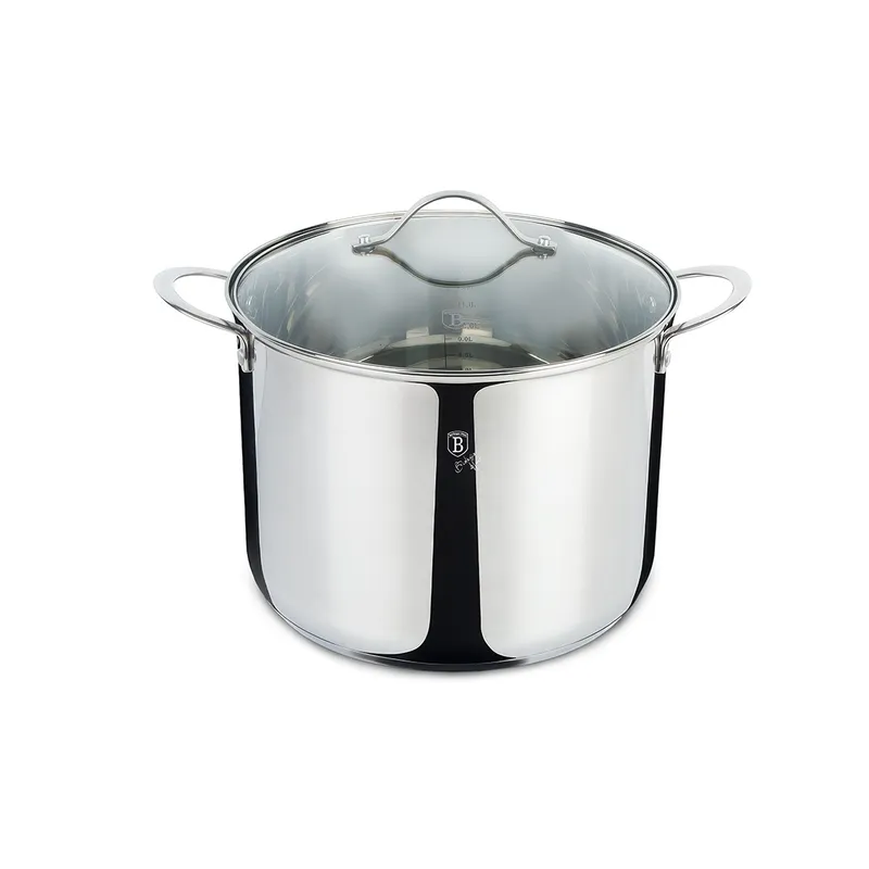 Garnek Z Pokrywką 26 cm BerlingerHaus BH-6584 Silver Jewellery Collection