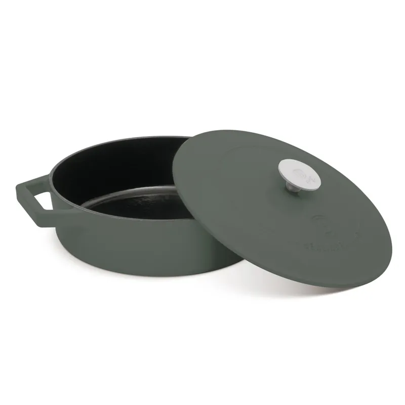 Garnek Żeliwny 2,57l 26 cm BerlingerHaus BH-6262 Matte Green