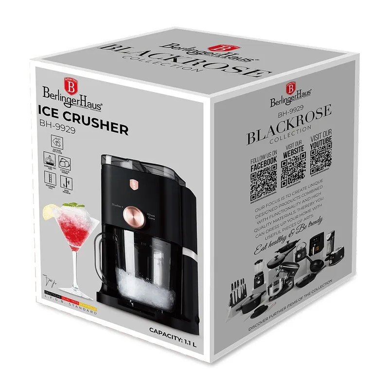 Kruszarka Do Lodu BerlingerHaus BH-9929 Black Rose