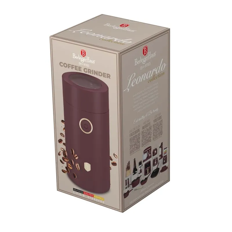 Młynek Do Kawy Elektryczny BerlingerHaus BH-9783 Leonardo Collection