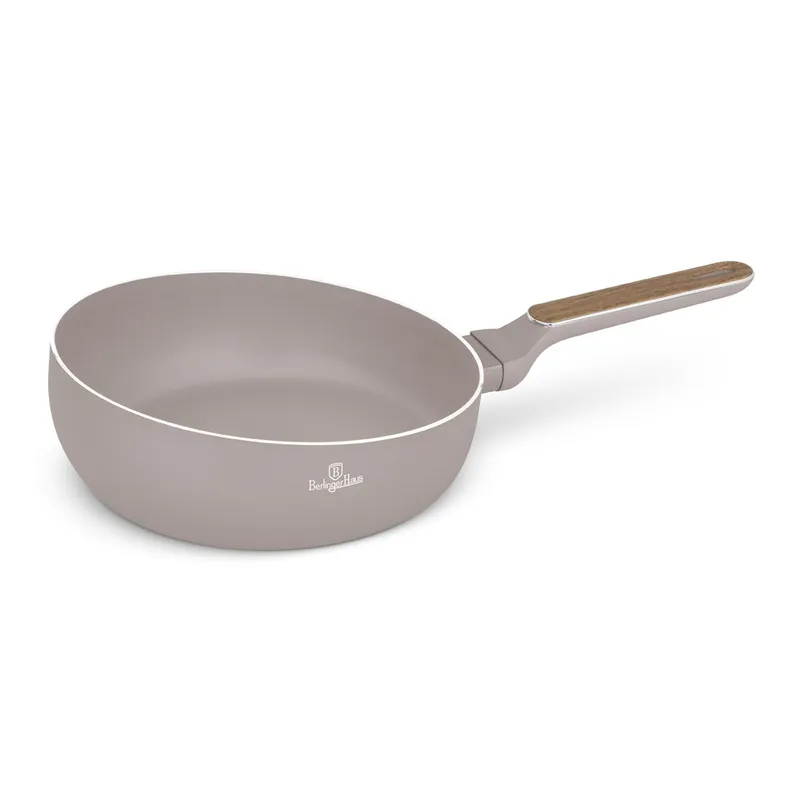 Patelnia Wok Flip 26 cm BerlingerHaus BH-8332 | Taupe Nordic Collection