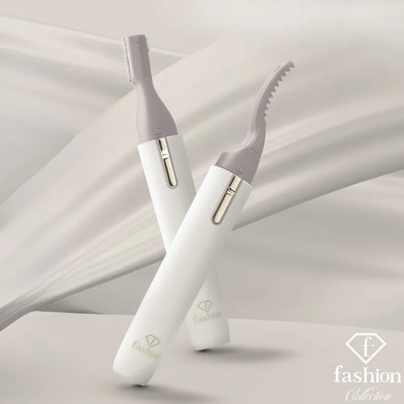 Podgrzewana Zalotka Do Rzęs + Golarka Elektryczna 2w1 FashionTV FTV-0135 Matte Cream-Gold