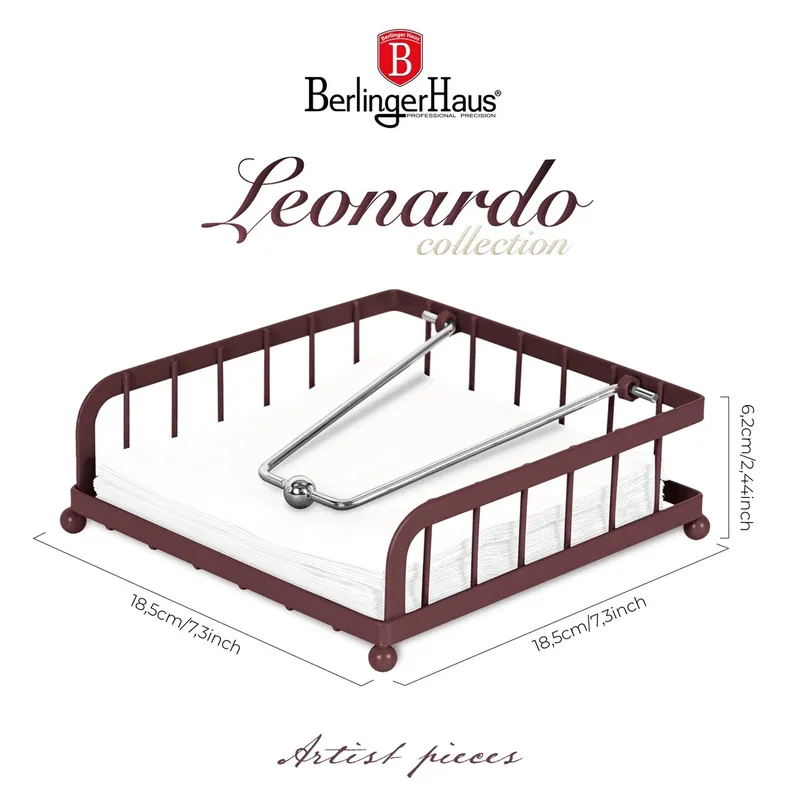 Serwetnik Z Dociskiem BerlingerHaus Leonardo Collection BH-8590