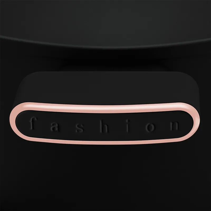 Zestaw Garnek Z Pokrywką I Patelnia 24cm + Podkładka FASHION TV FTV-0047 Matte Black- Rose Gold
