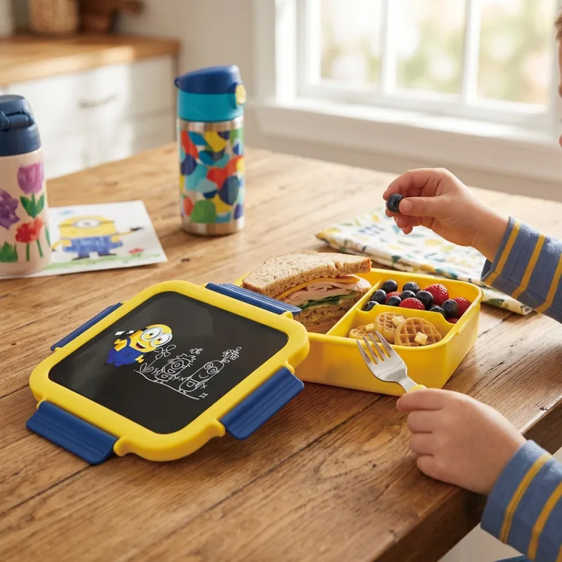Śniadaniówka | Lunch Box Dziecięcy 1320 ml Minionki Collection BerlingerHaus BH-8951MN