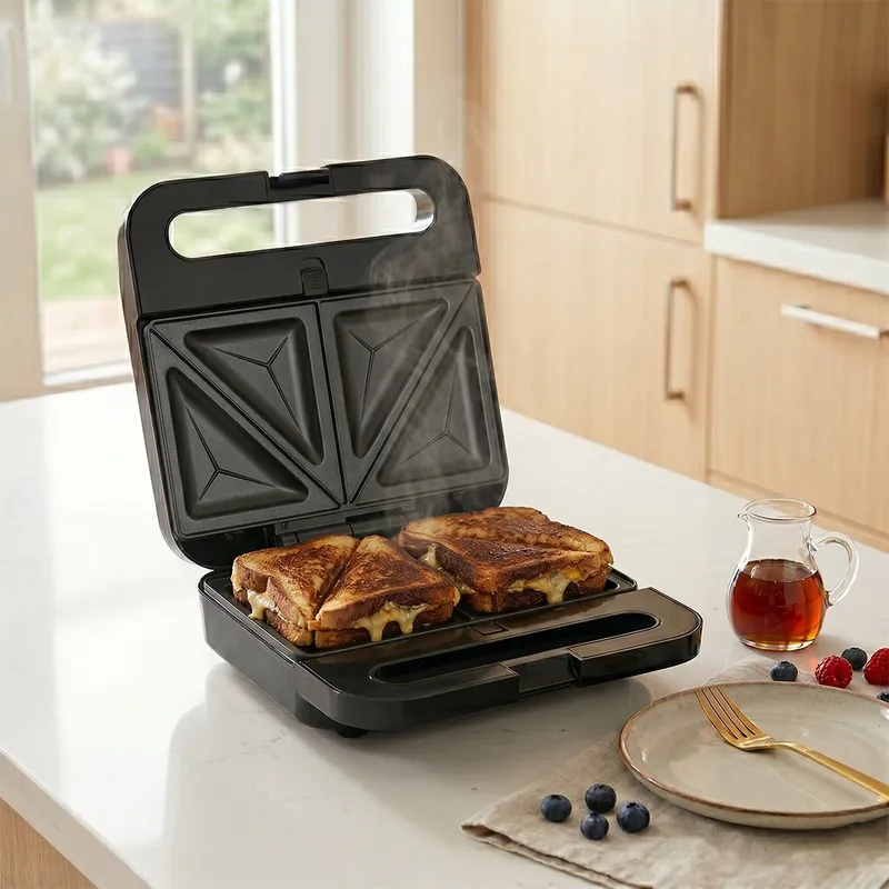 Opiekacz Do Kanapek 1000W 3w1 BerlingerHaus BH-9965 Black Rose