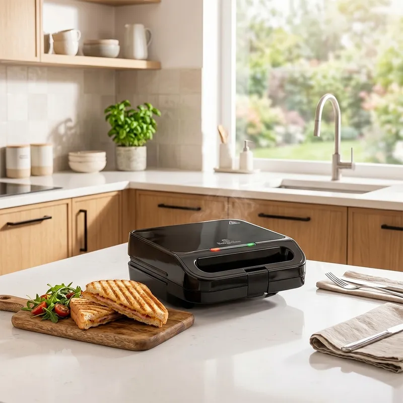 Opiekacz Do Kanapek 1000W 3w1 BerlingerHaus BH-9965 Black Rose