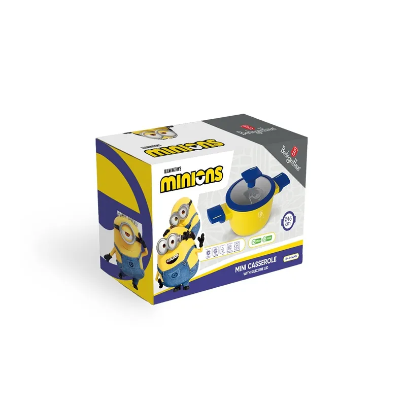 Rondel Mini Z Pokrywką 16 cm Minionki Collection BerlingerHaus BH-8455MN