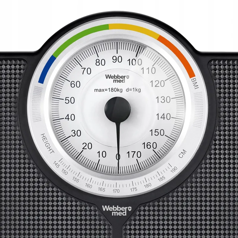 Klasyczna Waga Łazienkowa Mechaniczna Analogowa Do 180 kg