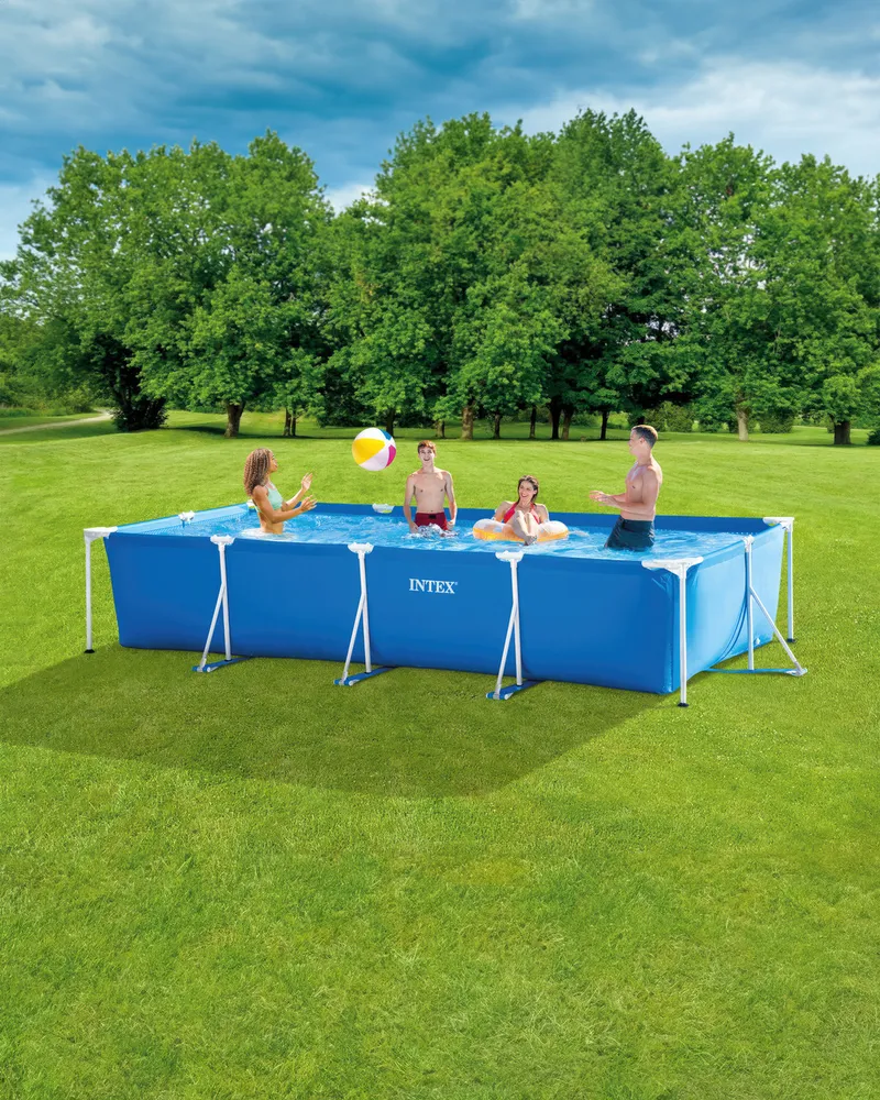 Basen Ogrodowy Stelażowy 450x220x84 cm 7127 Litrów INTEX 28273