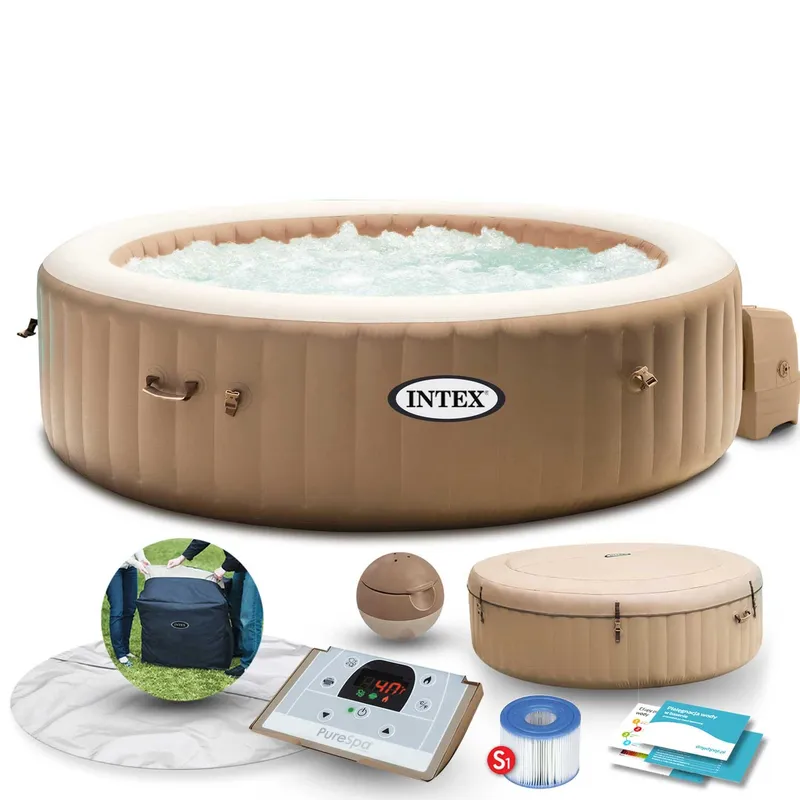 Nadmuchiwane SPA Basen Z Hydromasażem 6 os. 216x71 cm Akcesoria Premium INTEX 28428