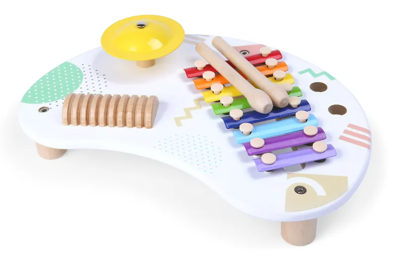 Stolik Z Instrumentami Stół Muzyczny Cymbałki +18M Premium