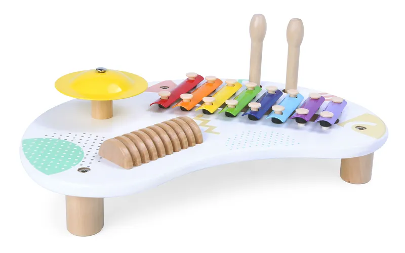 Stolik Z Instrumentami Stół Muzyczny Cymbałki +18M Premium