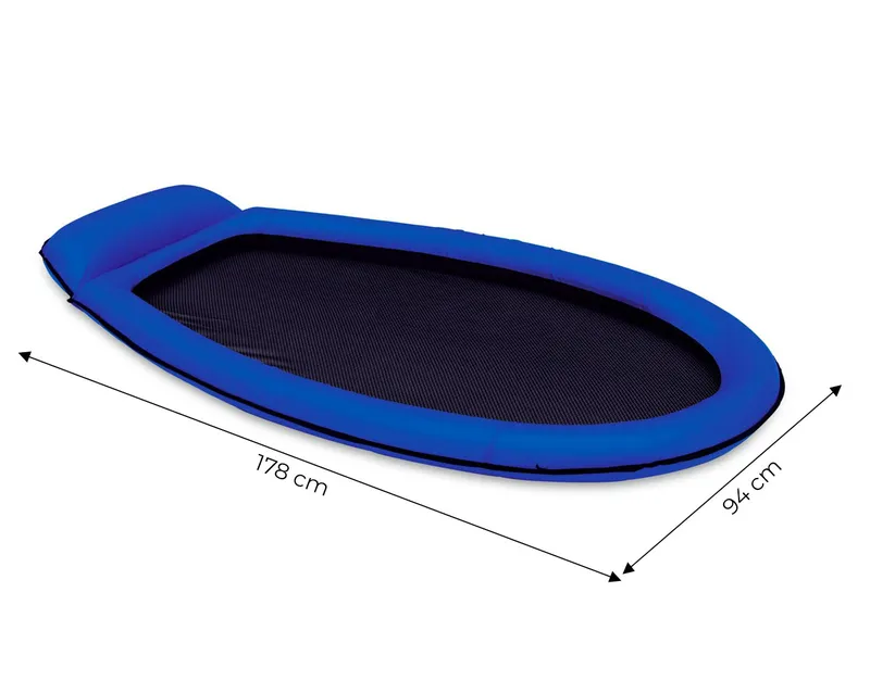 Materac Plażowy Z Siateczką Do Pływania Chłodzący INTEX 58836 BLUE - Niebieski