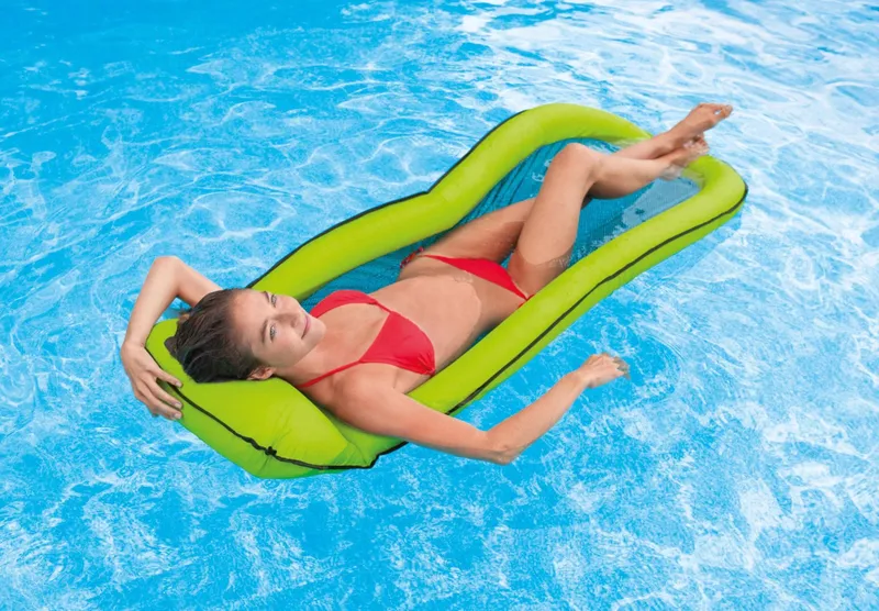 Materac Plażowy Z Siateczką Do Pływania Chłodzący INTEX 58836 GREEN - Zielony
