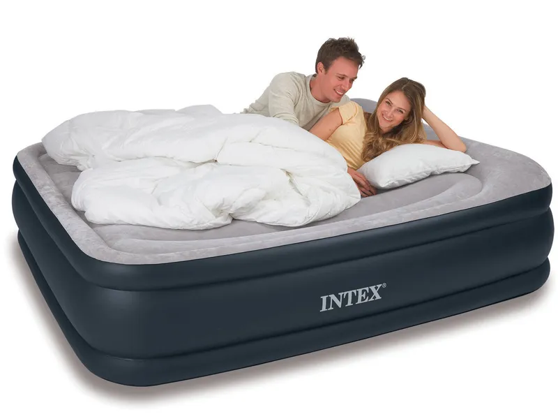 Materac Dmuchany 203x152 cm Z Pompką INTEX 64136ND