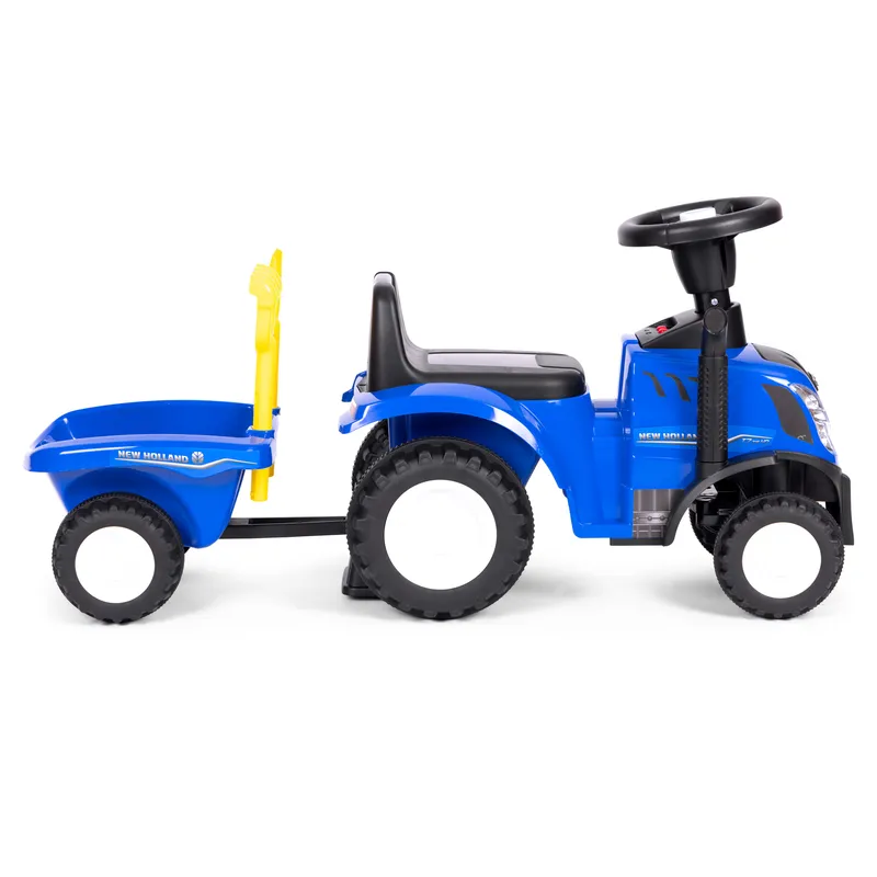 Jeździk Traktor New Holland Przyczepką Dla Dzieci Kierownica