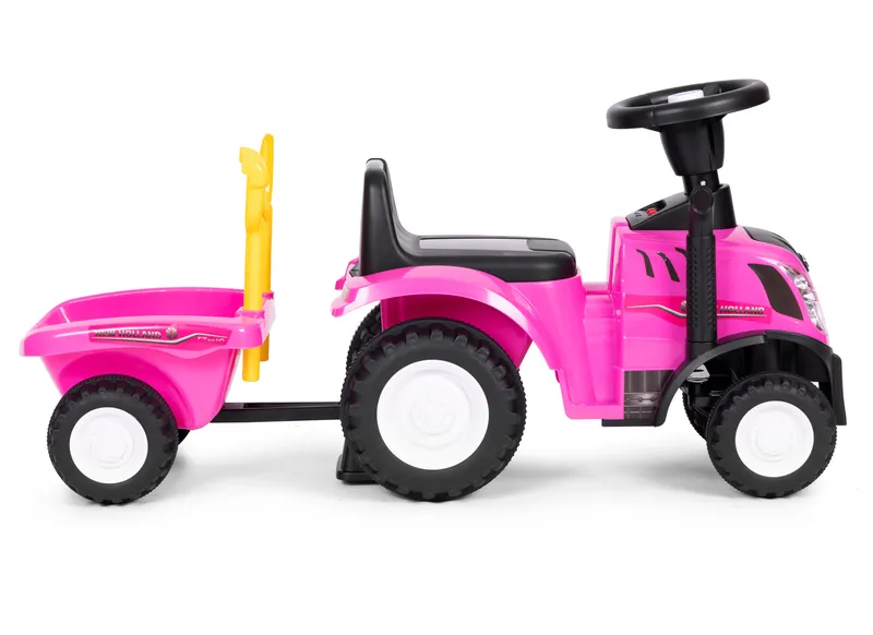 Jeździk Traktor New Holland Przyczepką Interaktywna Dźwięki
