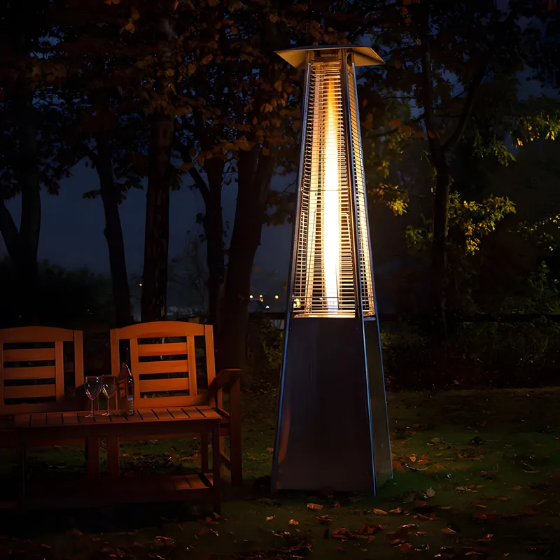Parasol Grzejnik Gazowy Ogrodowy 13 kW BREKKE Z Pokrowcem