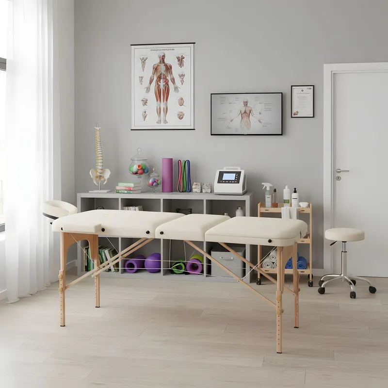 Torba Damska Drewniany Stół Do Masażu Rehabilitacji