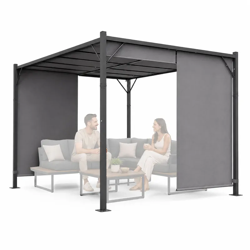 Pergola Ogrodowa 3x4 Altana GRUND - Szara