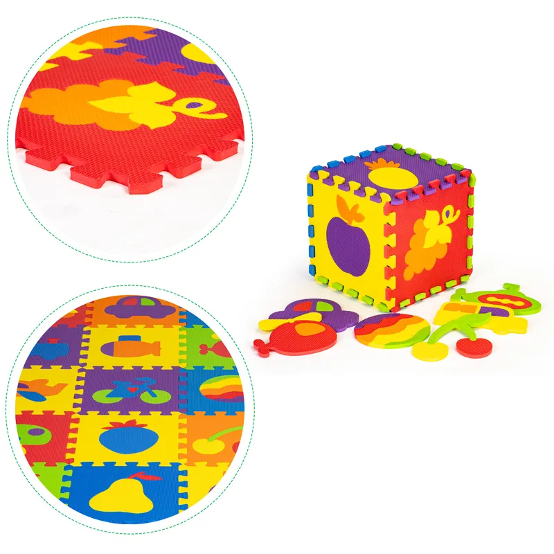 Mata Edukacyjna Piankowa EVA Puzzle 20 Elementów 148x119 cm