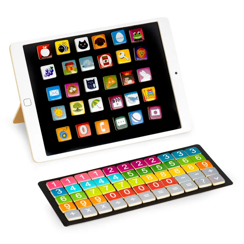 Zabawka Tablet Edukacyjny Tablica Magnetyczna Kredowa