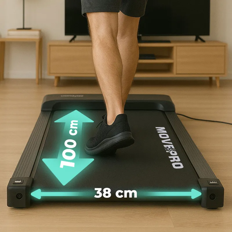Bieżnia Elektryczna Składana Do Domu 10 km/h 100 x 38 cm