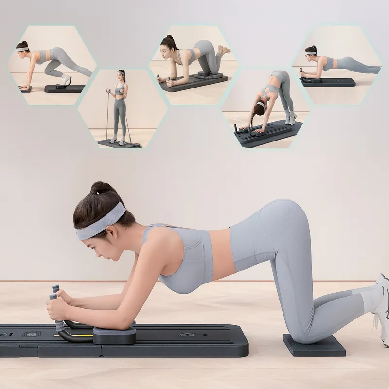 Wielofunkcyjna Deska Do Ćwiczeń Pilates Reformer Składany