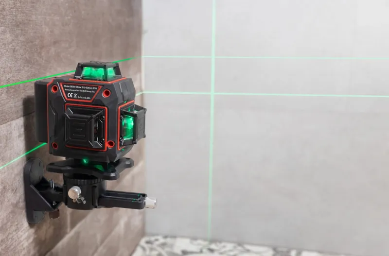 Poziomica Laserowa Płaszczyznowa Laser Krzyżowy - Zielony