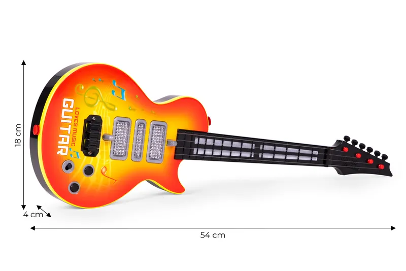 Rockowa Gitara Dla Dzieci Nauką Gry Na Gitarze Podczerwień