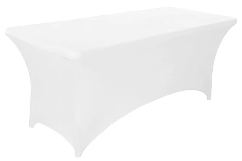 Pokrowiec Na Stół Cateringowy 240 x 76 x 74 cm Torven - Biały