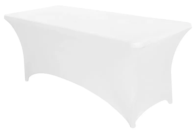 Pokrowiec Na Stół Cateringowy 240 x 76 x 74 cm Torven - Biały