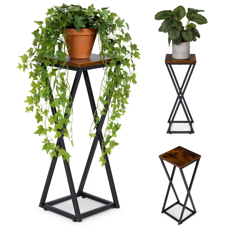 Kwietnik Stojący Stojak Na Kwiaty Ozdoby Geometryczny Loft