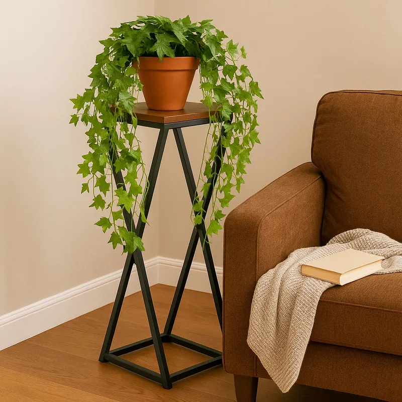 Kwietnik Stojący Stojak Na Kwiaty Ozdoby Geometryczny Loft