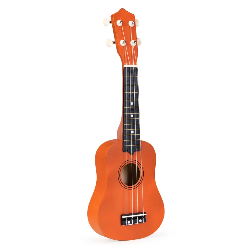 Zabawka Ukulele Dla Dzieci Drewniana 4 Struny Nylonowe