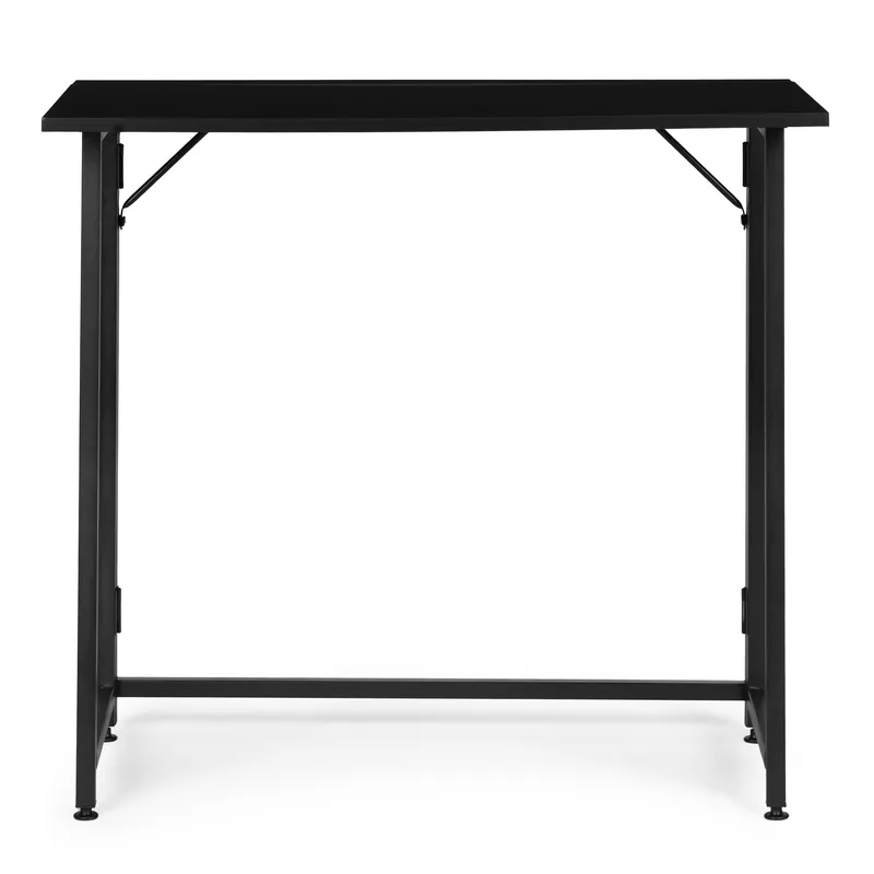 Biurko Składane Metalowe 80 x 45 cm - Czarne