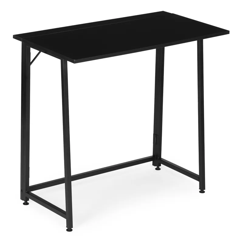 Biurko Składane Metalowe 80 x 45 cm - Czarne