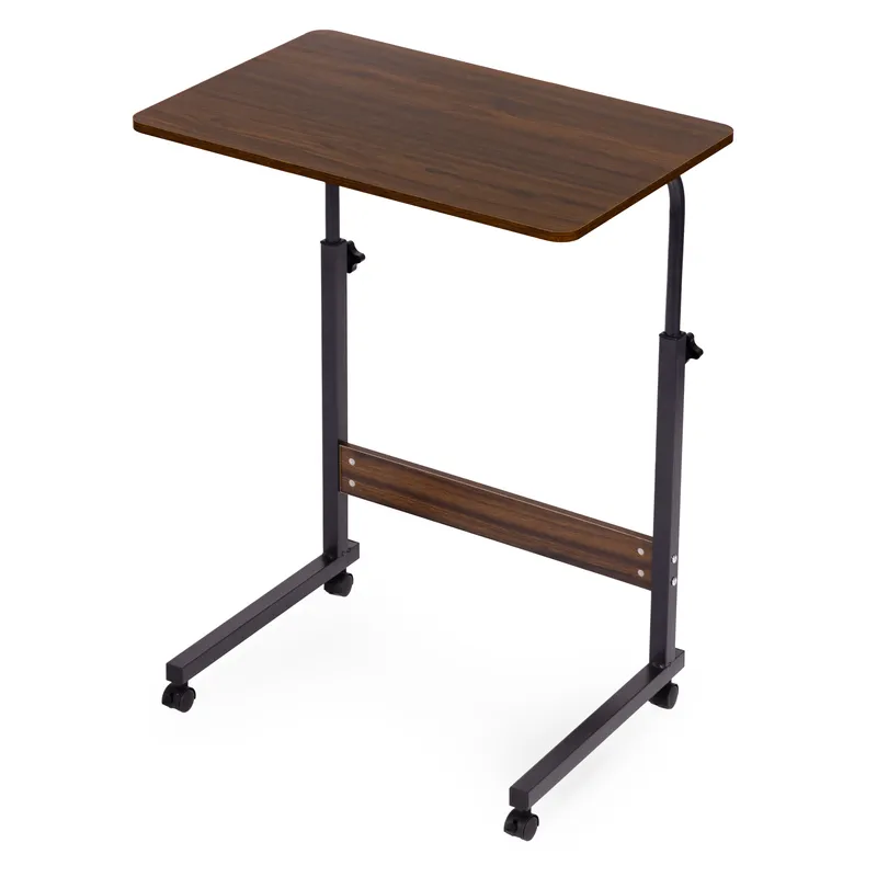Stolik Pod Laptopa Z Regulacją Wysokości Ciemny Orzech 60 x 40 cm