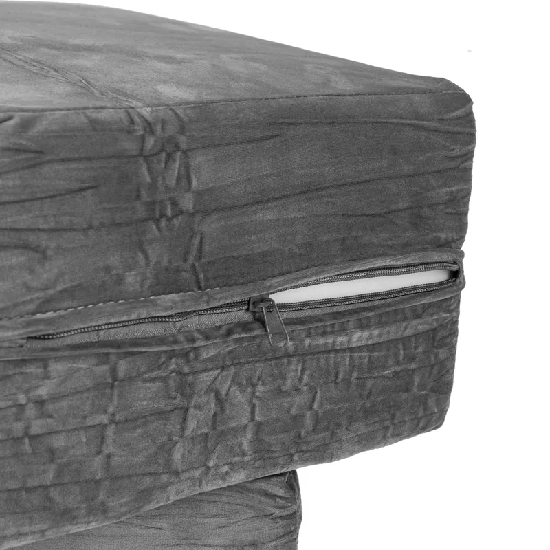 Sofa Do Salonu Modułowa Składana Dla Dzieci DIY Miękkie - Szara