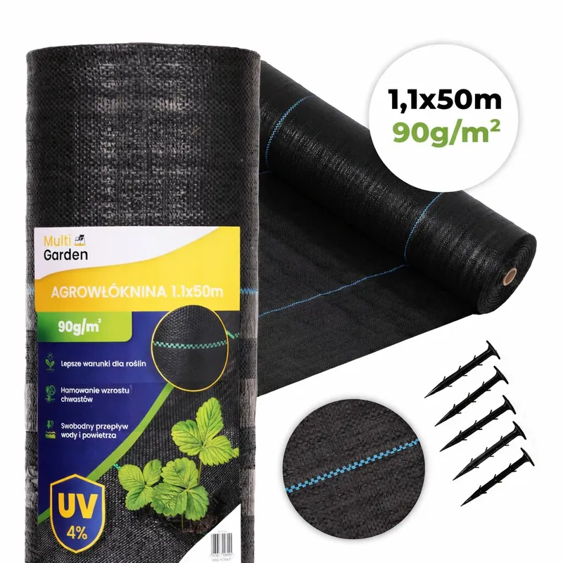 UV Mata 1,1x50m IVAR - Czarna