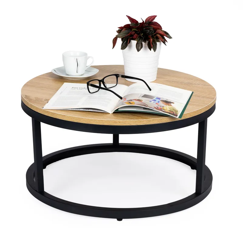 Stolik Nowoczesny 60 cm RAPALLO - Kawowy