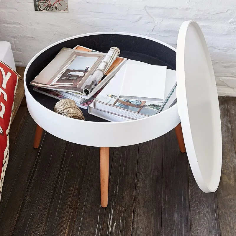 Stolik Ze 60 cm Trento - Kawowy