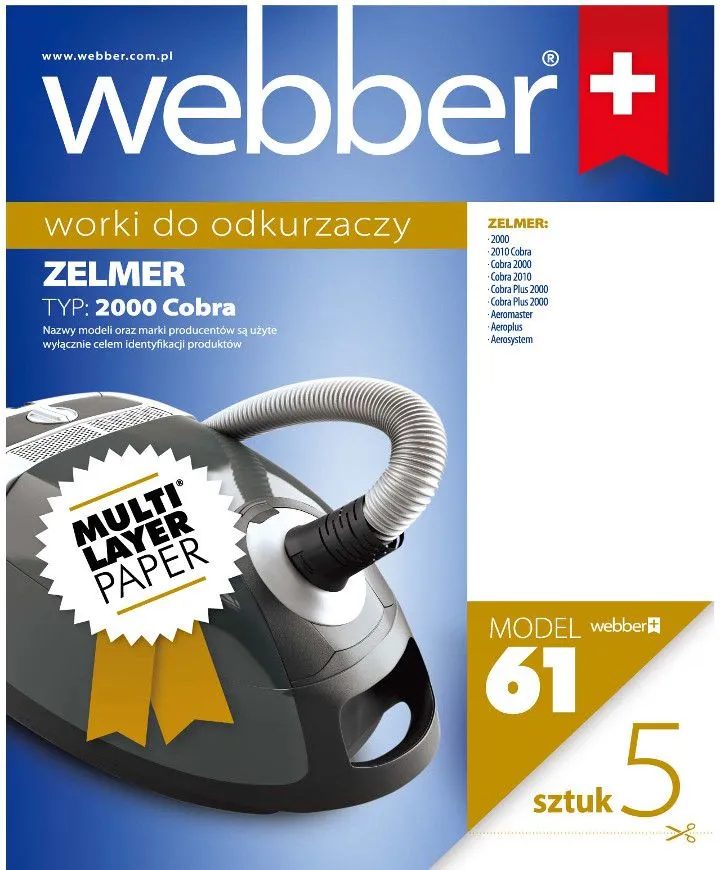 Worki Zelmer 2000/2010 (61 Multi Layer Paper)