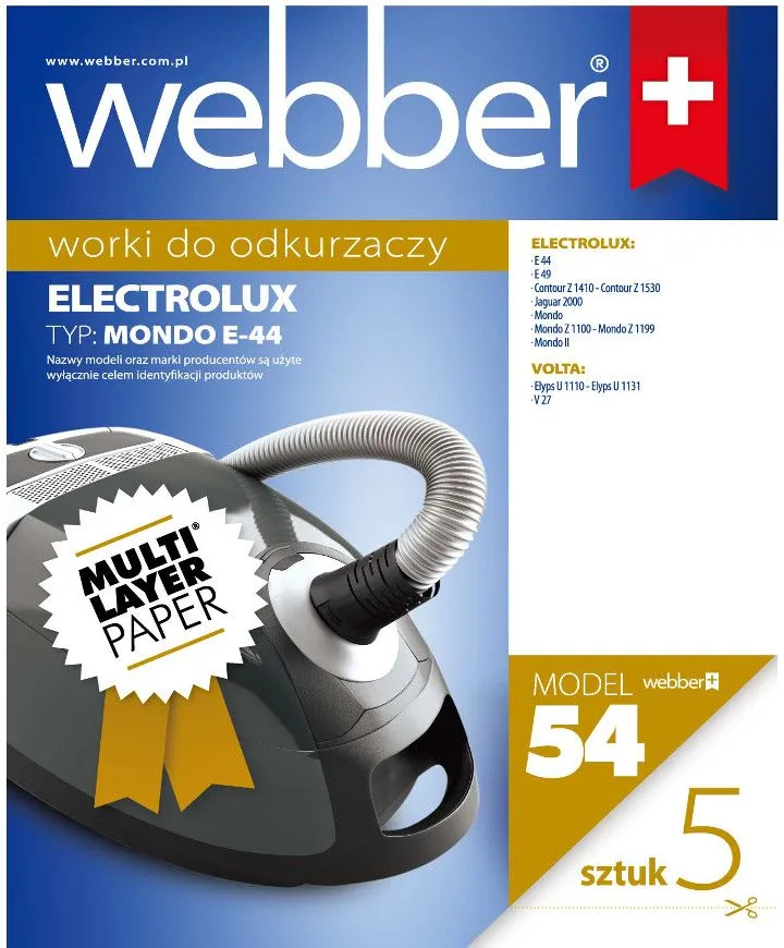 Worki Electrolux Mondo E44 (54 Multi Layer Paper)
