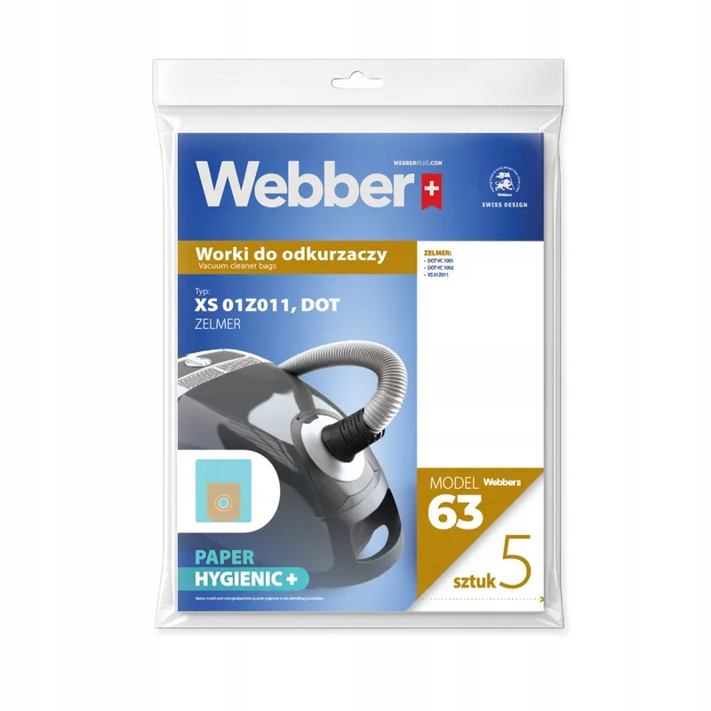 Worki Zelmer XS/DOT (63 Multi Layer Paper)