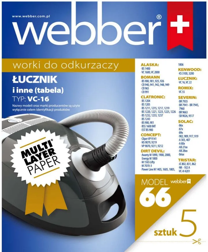 Worki Łucznik VC-16 (66 Multi Layer Paper)