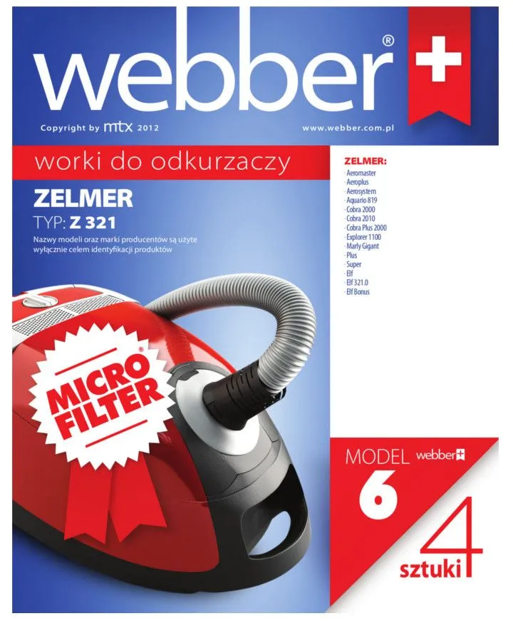 Worki Zelmer 321 (6 Micro Filter)