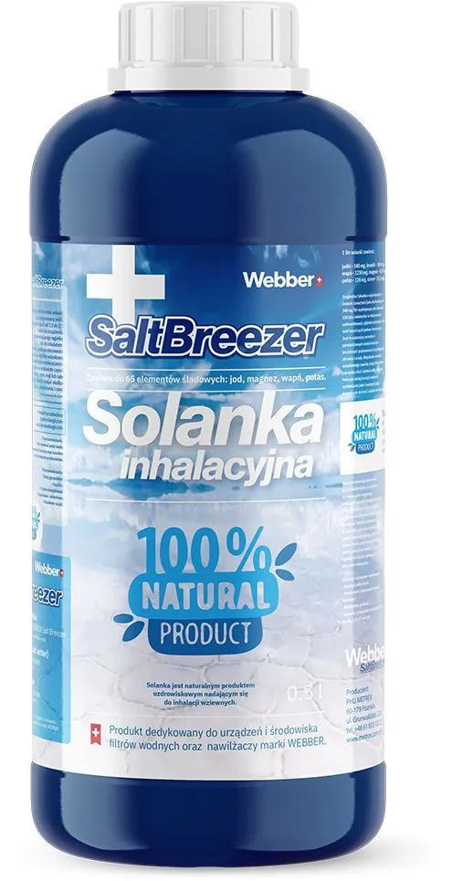 SALT BREEZER 500 ml Solanka Do Oczyszczaczy I Nawilżaczy Powietrza